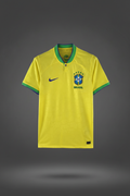 Camisa Brasil fondo gris oscuro