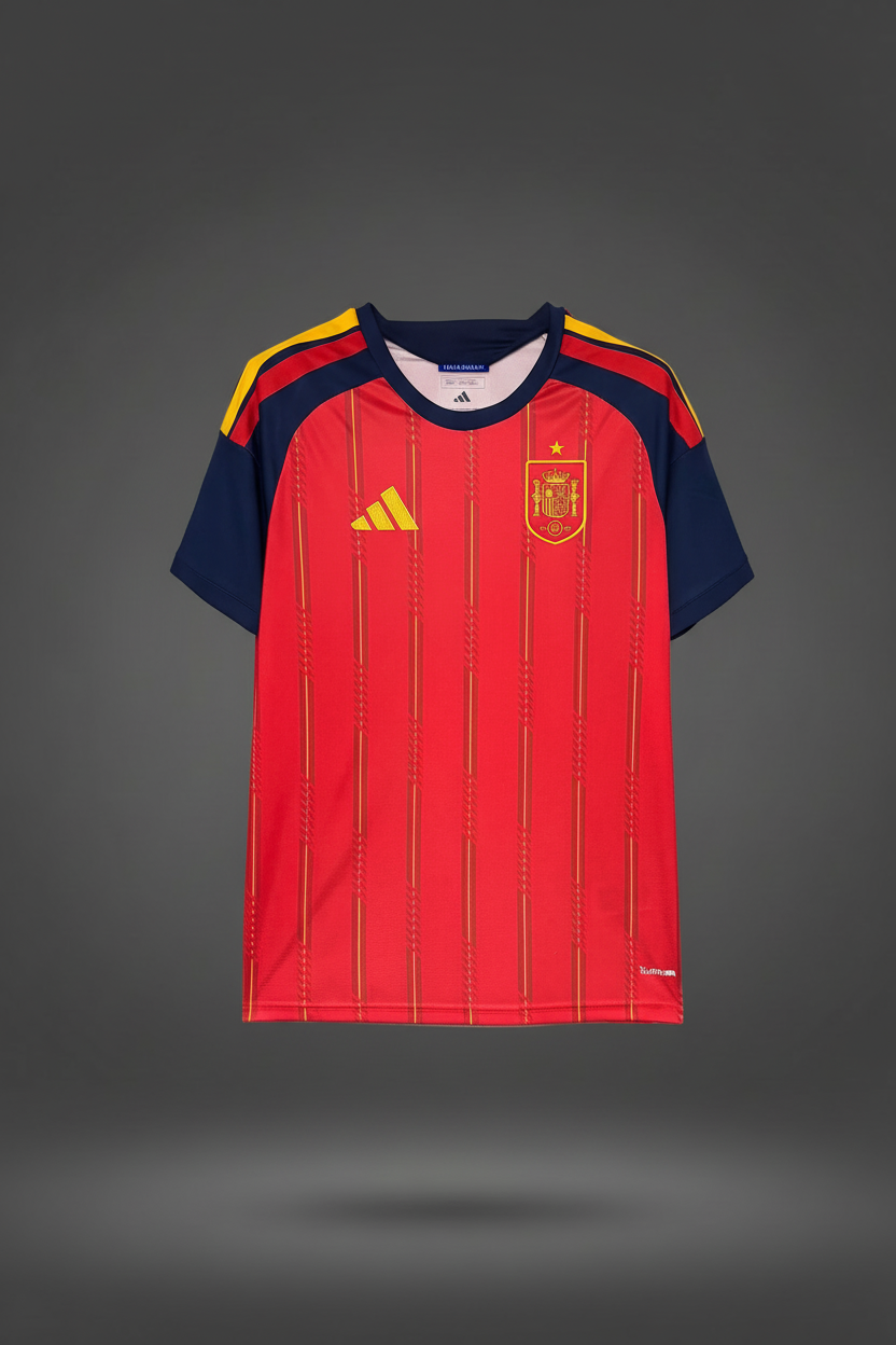 Camisa España fondo gris oscuro