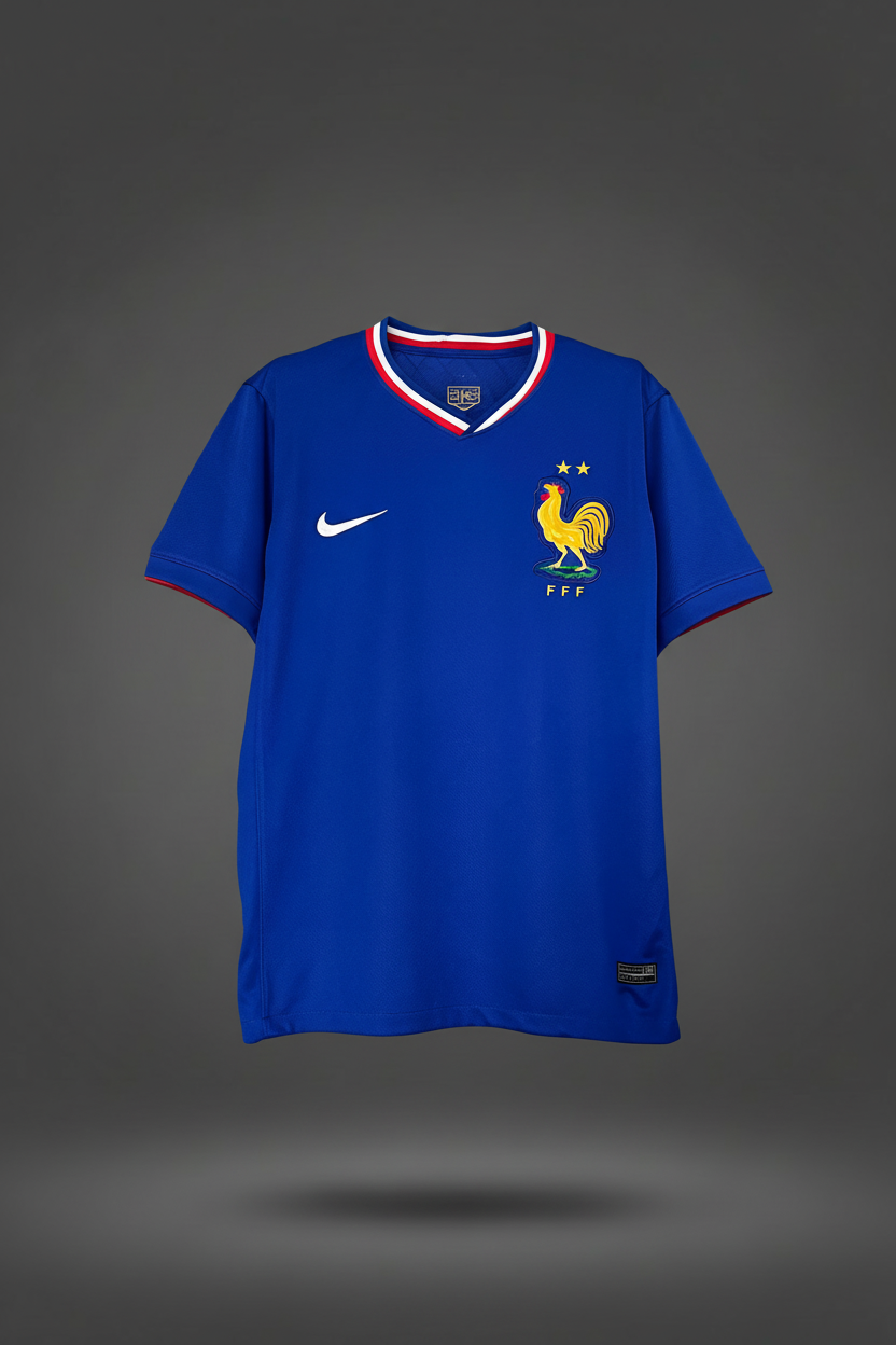 Camisa Francia fondo gris oscuro