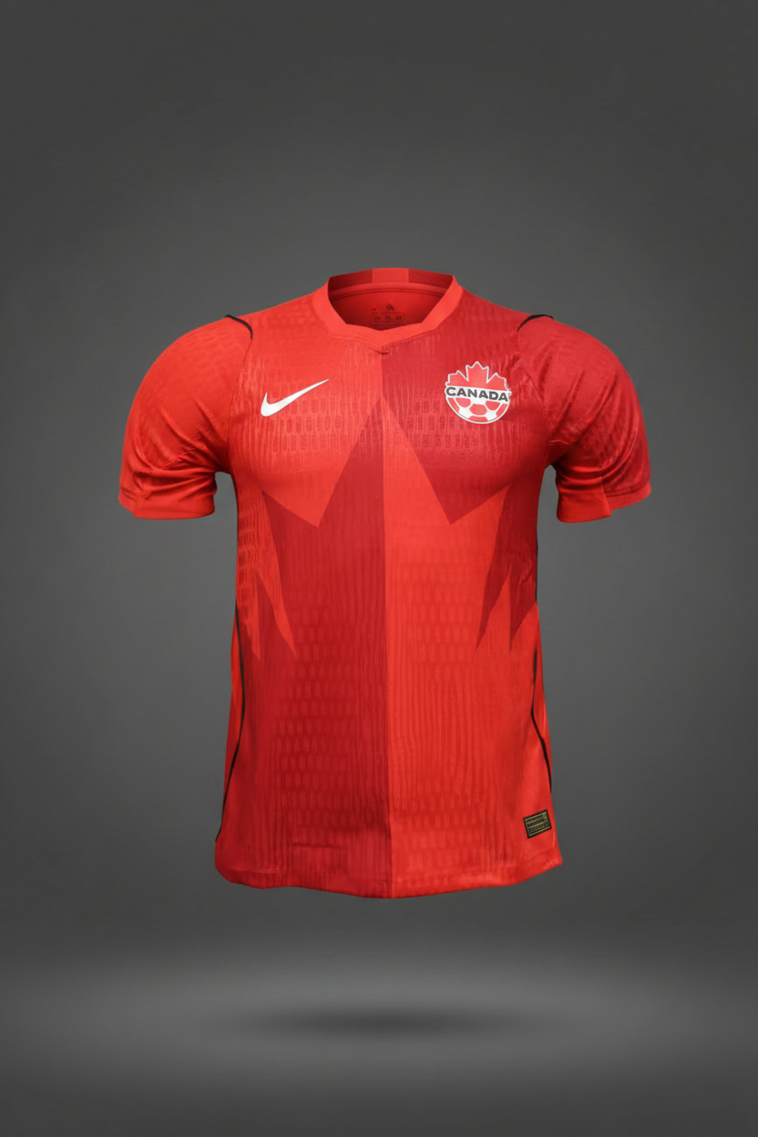 Jersey Canadá flotando con fondo México